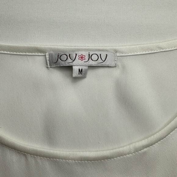 Joy Joy colorblock dress with front belted tie. Size M. Silky feel. - Picture 3 of 9